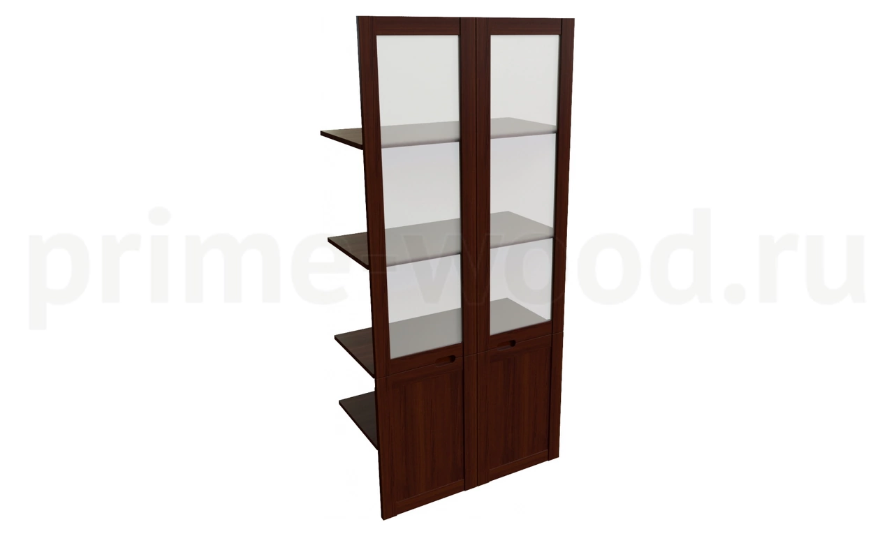 Наполнение двустворчатого шкафа со стеклом арт. 22551-sb - фото 2