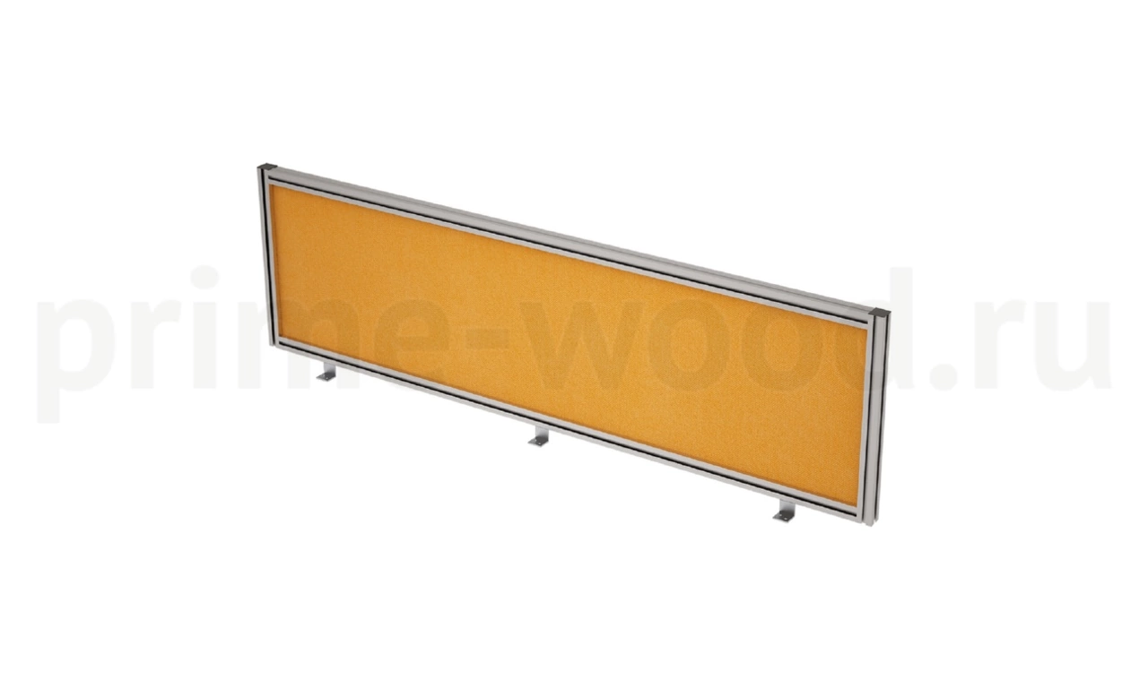 Барьер фронтальный (в алюминиевом профиле, вставка ткань) GLOSS 140x40x3 арт. 9БТ.0407.8 - фото 3