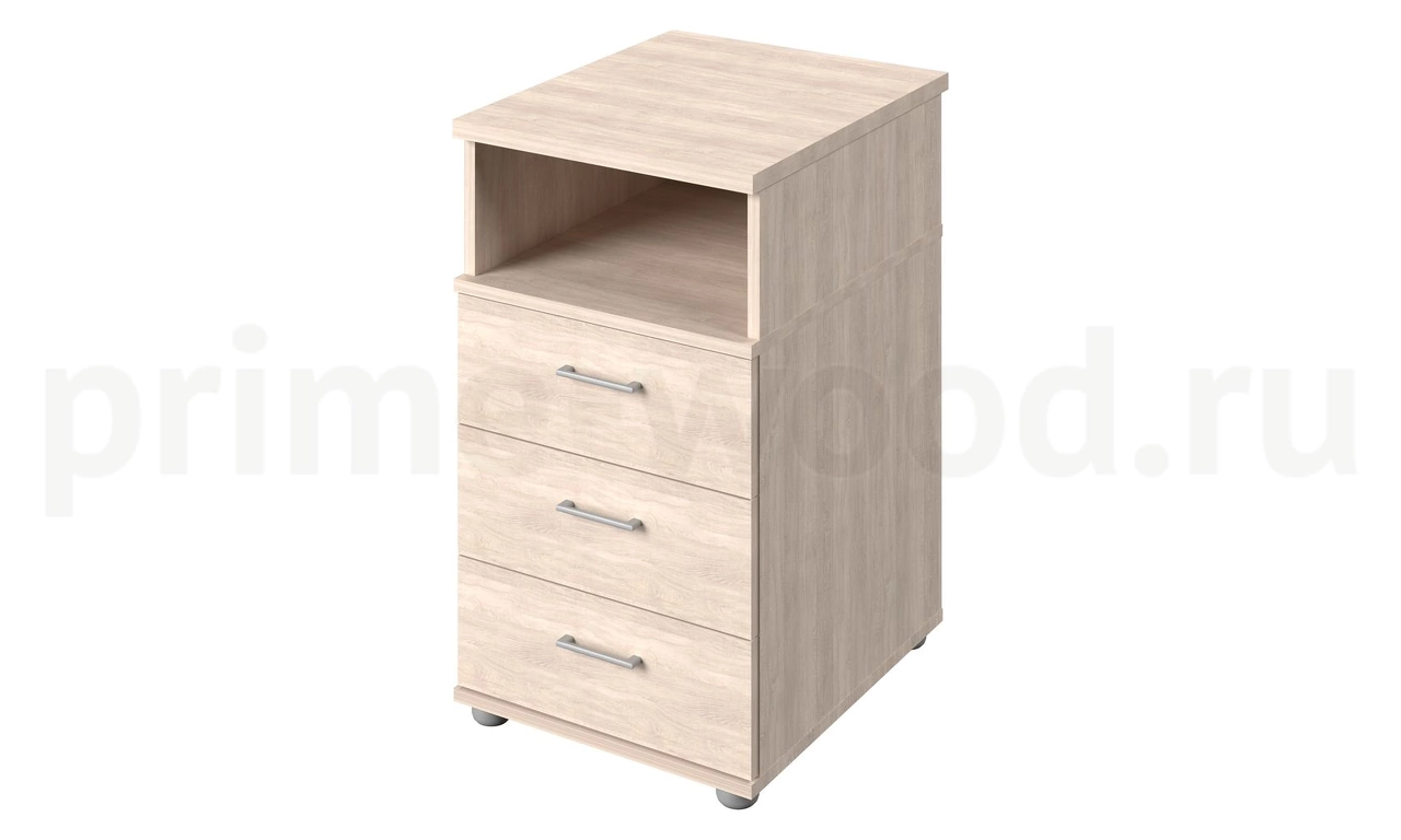 Тумба приставная с 3 ящиками Public Comfort 43x52x74 арт. С-222 - фото 1