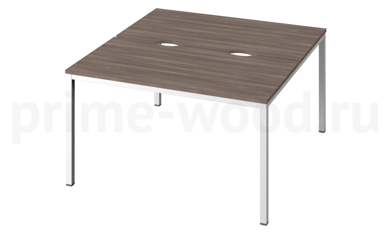 Стол-тандем на металлокаркасе "LITE" Public Comfort 135x144x74 - фото 6