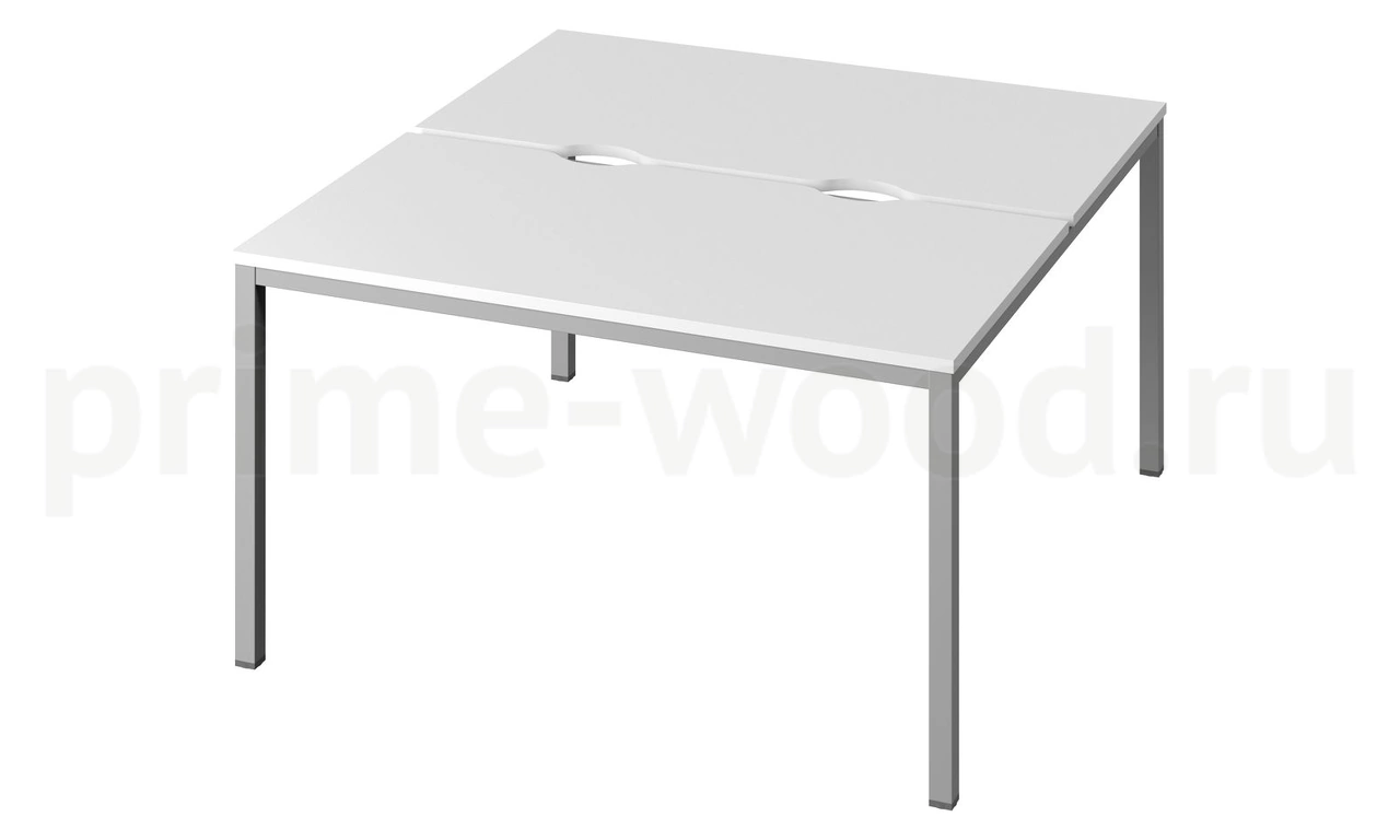 Стол-тандем на металлокаркасе "LITE" Public Comfort 135x144x74 - фото 3