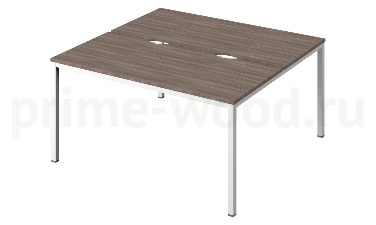Стол-тандем на металлокаркасе "LITE" Public Comfort 150x144x74 - фото 6