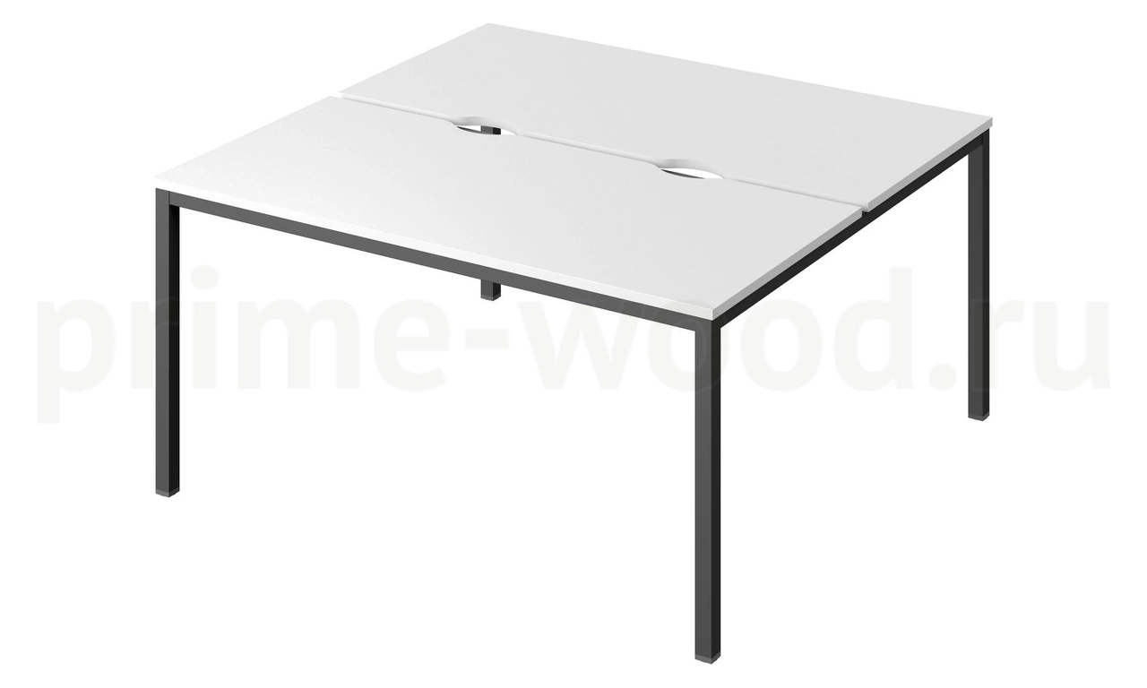Стол-тандем на металлокаркасе "LITE" Public Comfort 150x144x74 - фото 0