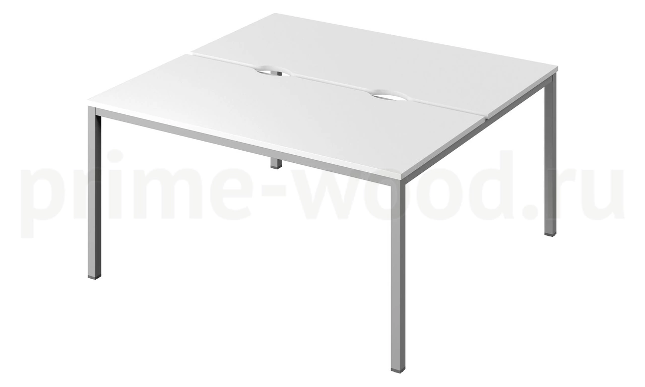 Стол-тандем на металлокаркасе "LITE" Public Comfort 150x144x74 - фото 4