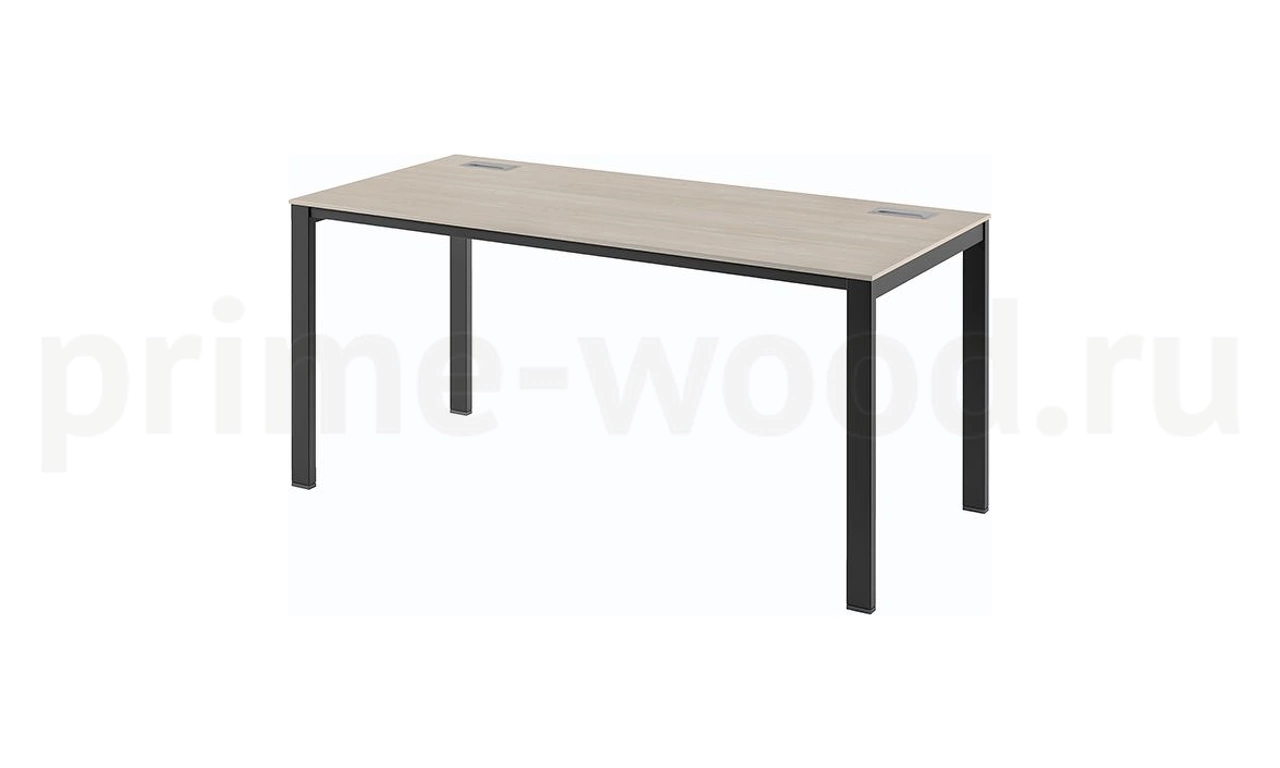 Стол на металлокаркасе одинарный Саньяна 165x75x75 - фото 0