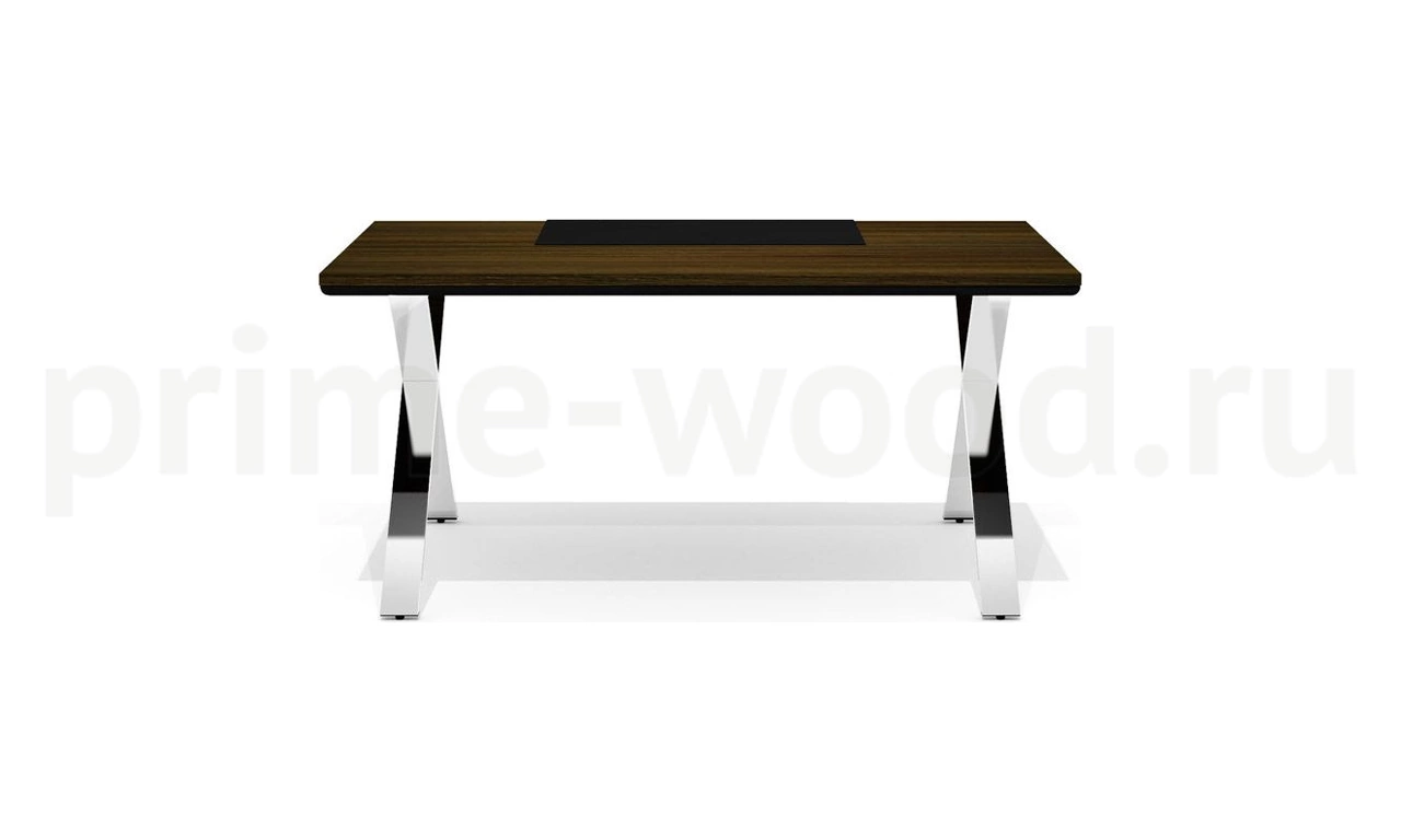 Стол руководителя на металлокаркасе 160x90x75 см арт. Kv-160k - фото 1