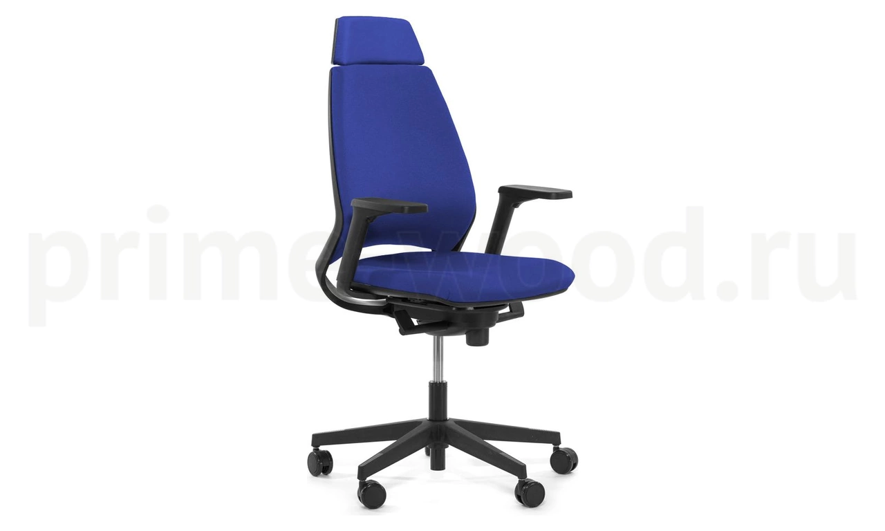 Кресло руководителя арт. 4U 600 3D black MH YI headrest - фото 1
