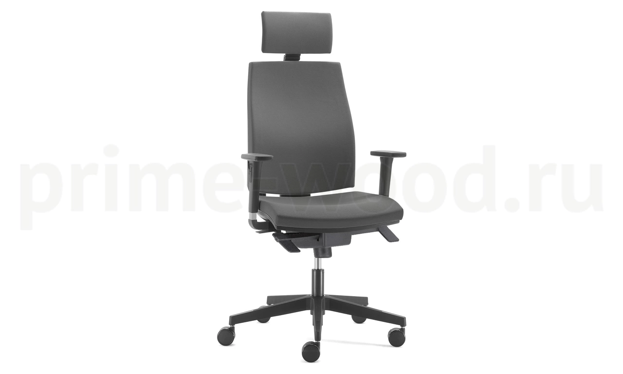 Кресло руководителя JOB арт. JOB 215 3D black MH YI headrest - фото 0