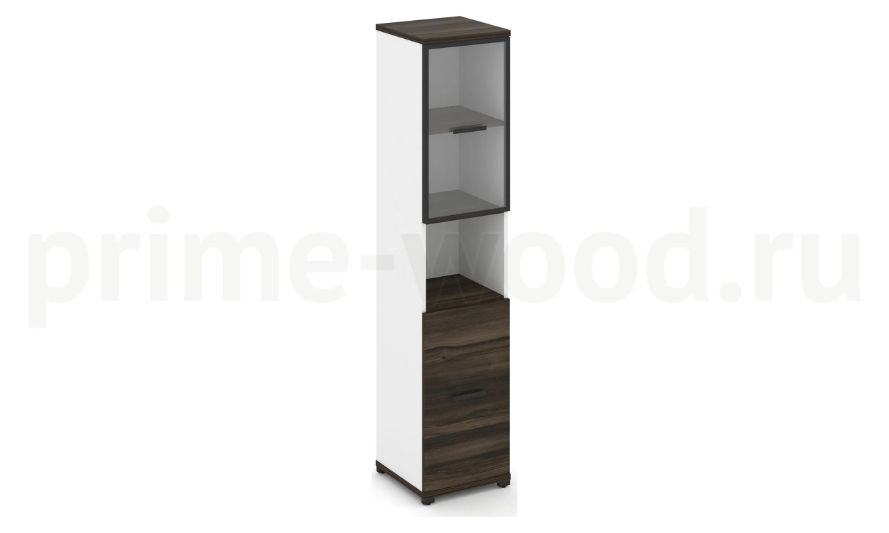 Шкаф одна узкая секция, 5 ниш (Эко) CN.STU.E-513 RP B/W - фото 0