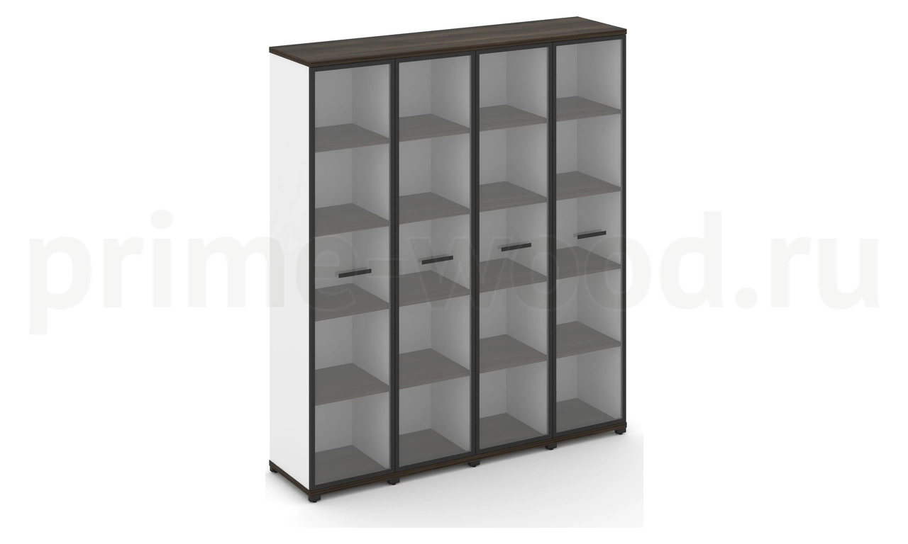 Шкаф четыре узкие секции, 5 ниш CN.STU-548 RP B/W - фото 0