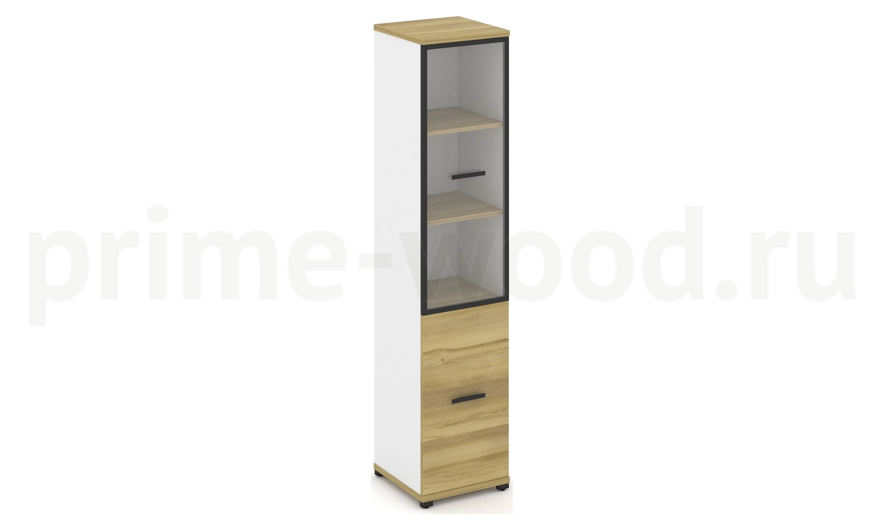 Шкаф одна узкая секция, 5 ниш CN.STU-512 RP B/W - фото 1