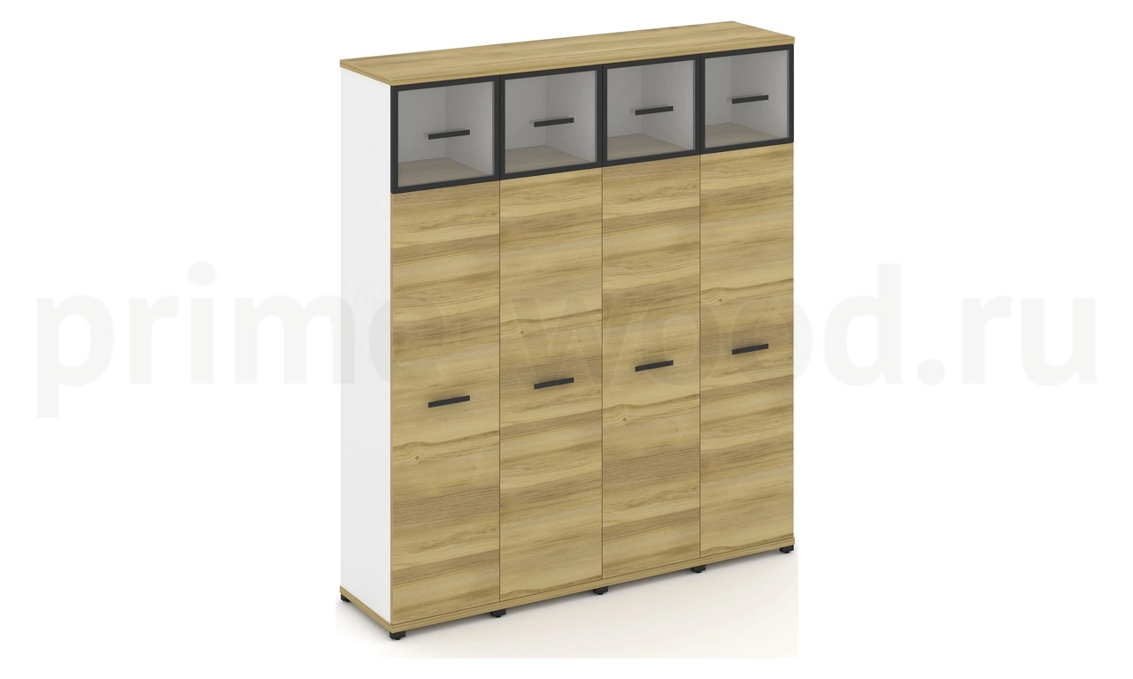 Шкаф четыре узкие секции, 5 ниш CN.STU-547 RP B/W - фото 1