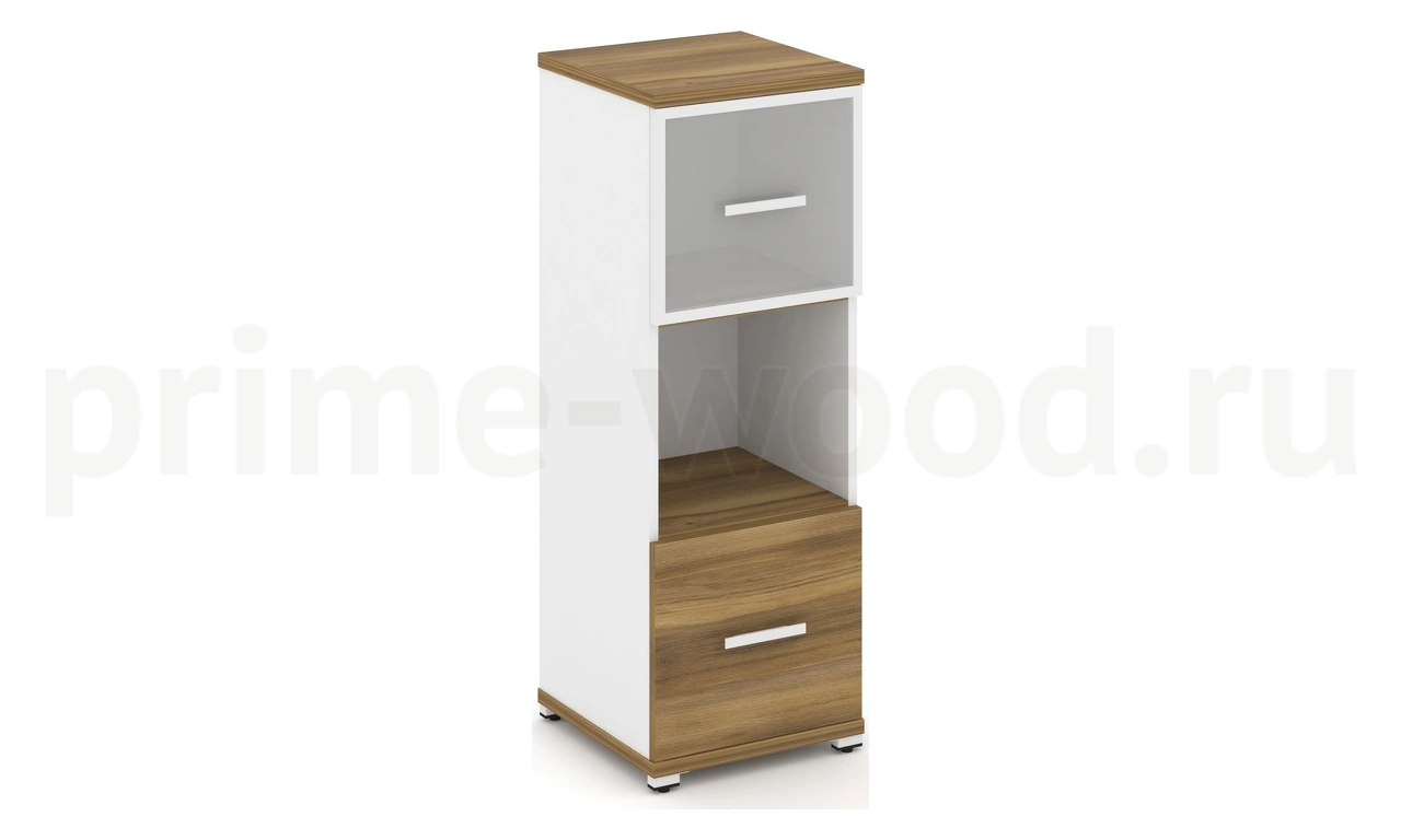 Шкаф одна узкая секция, 3 ниши CN.STU-315 RM B/W - фото 4