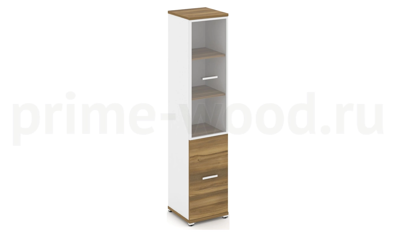 Шкаф одна узкая секция, 5 ниш CN.STU-512 RP B/W - фото 4