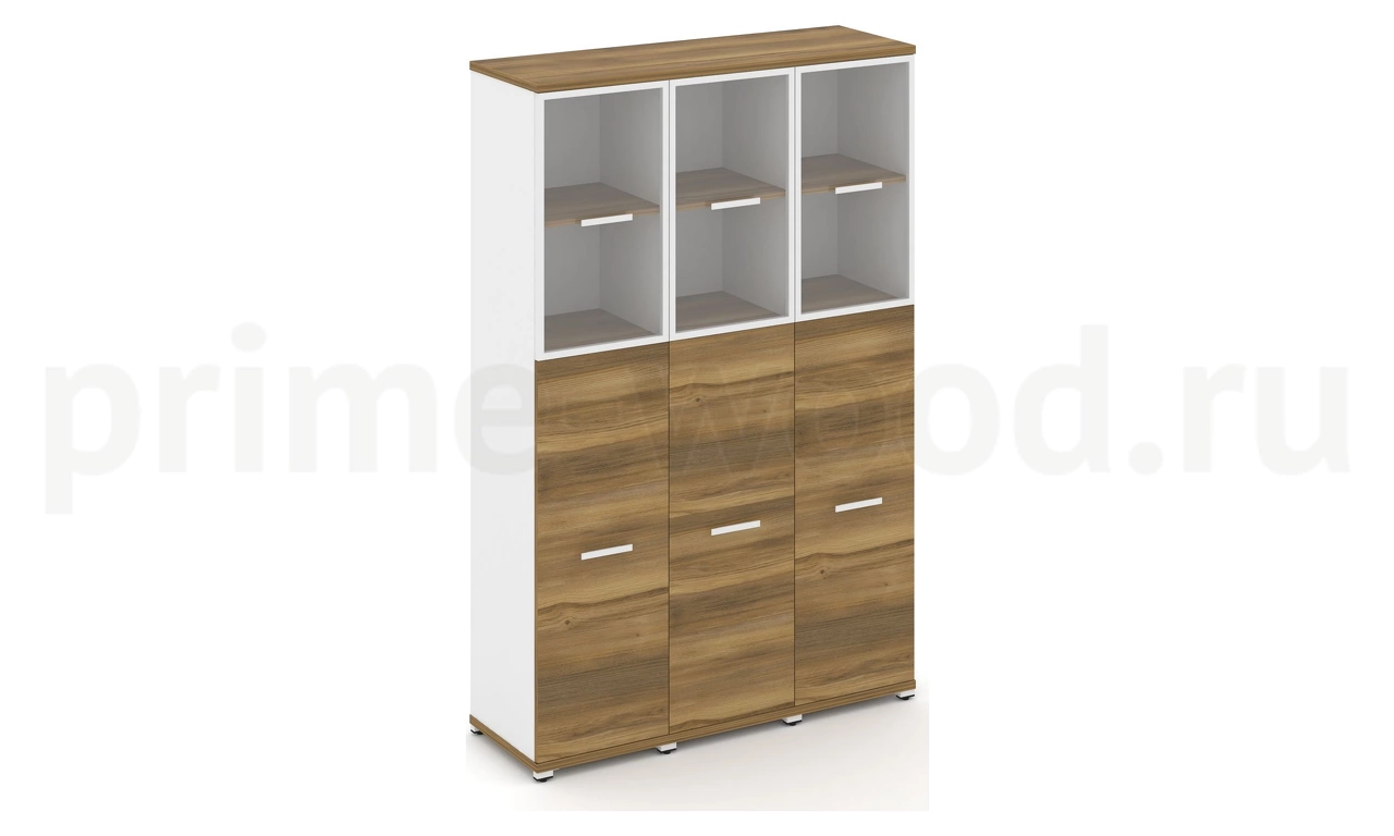 Шкаф три узкие секции, 5 ниш CN.STU-535 RP B/W - фото 4