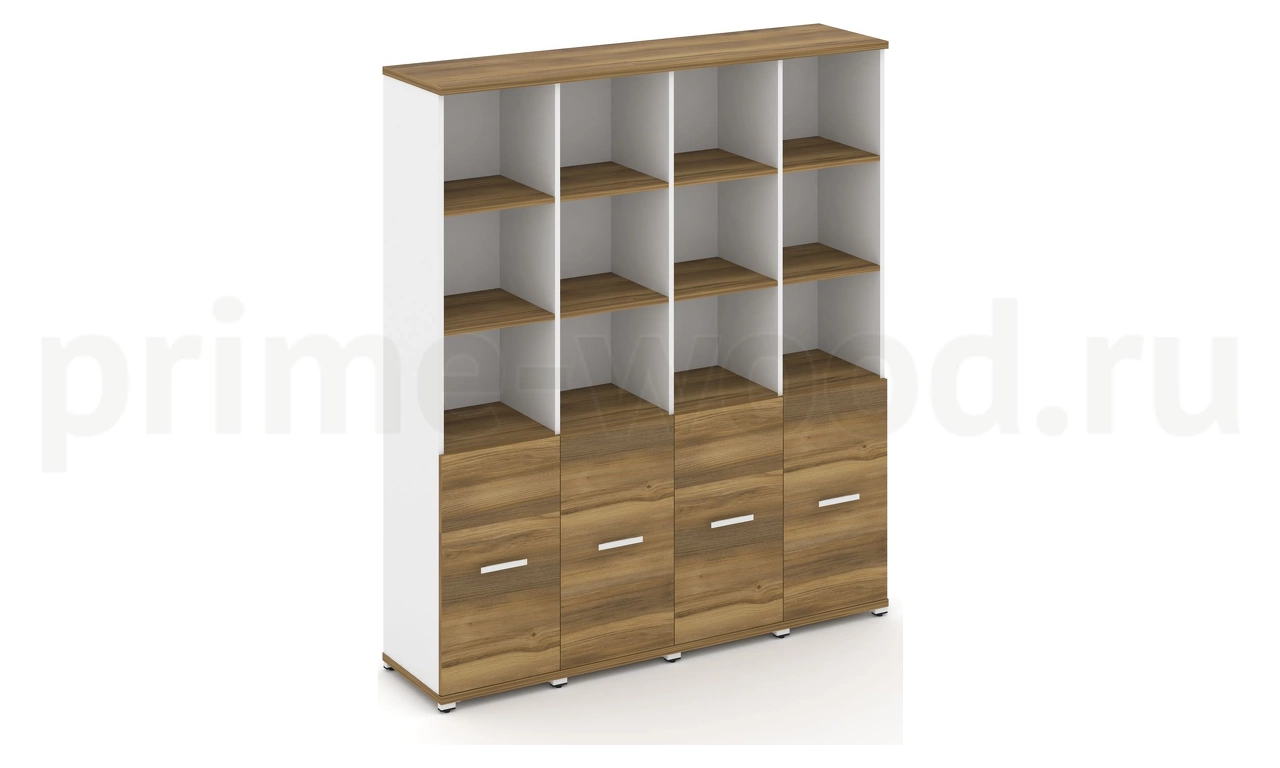 Шкаф четыре узкие секции, 5 ниш CN.STU-541 B/W - фото 4