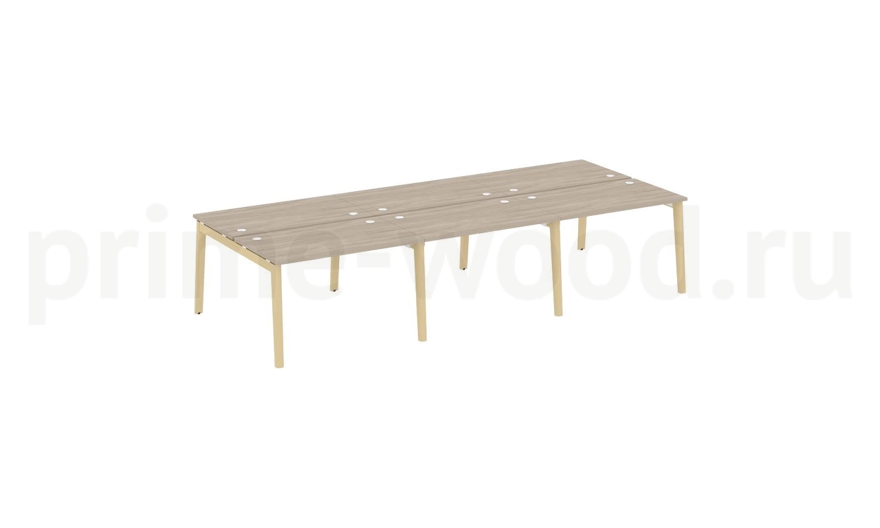 Рабочая станция, опоры - массив дерева ONIX WOOD 354x148x75 - фото 1