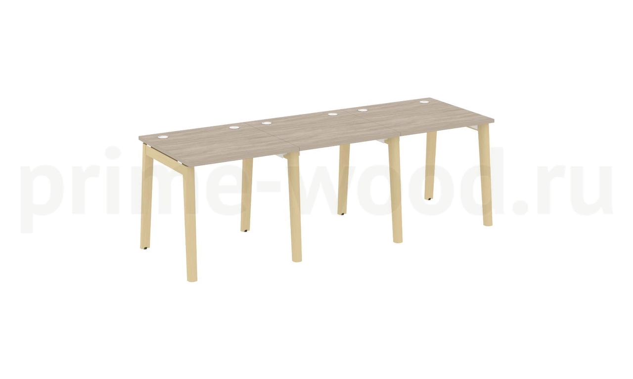 Рабочая станция, опоры - массив дерева ONIX WOOD 234x80x75 - фото 1