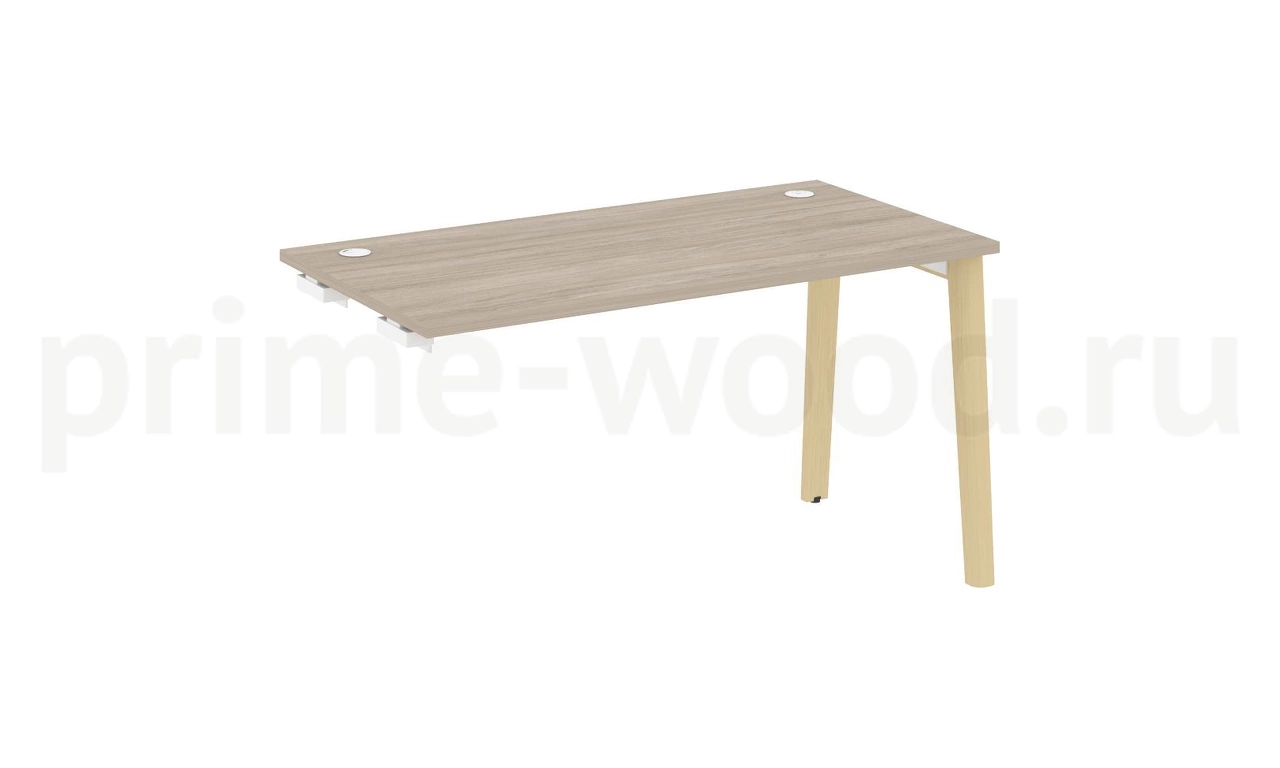 Стол-приставка к опорным элементам, опоры - массив дерева ONIX WOOD 138x72x75 - фото 1