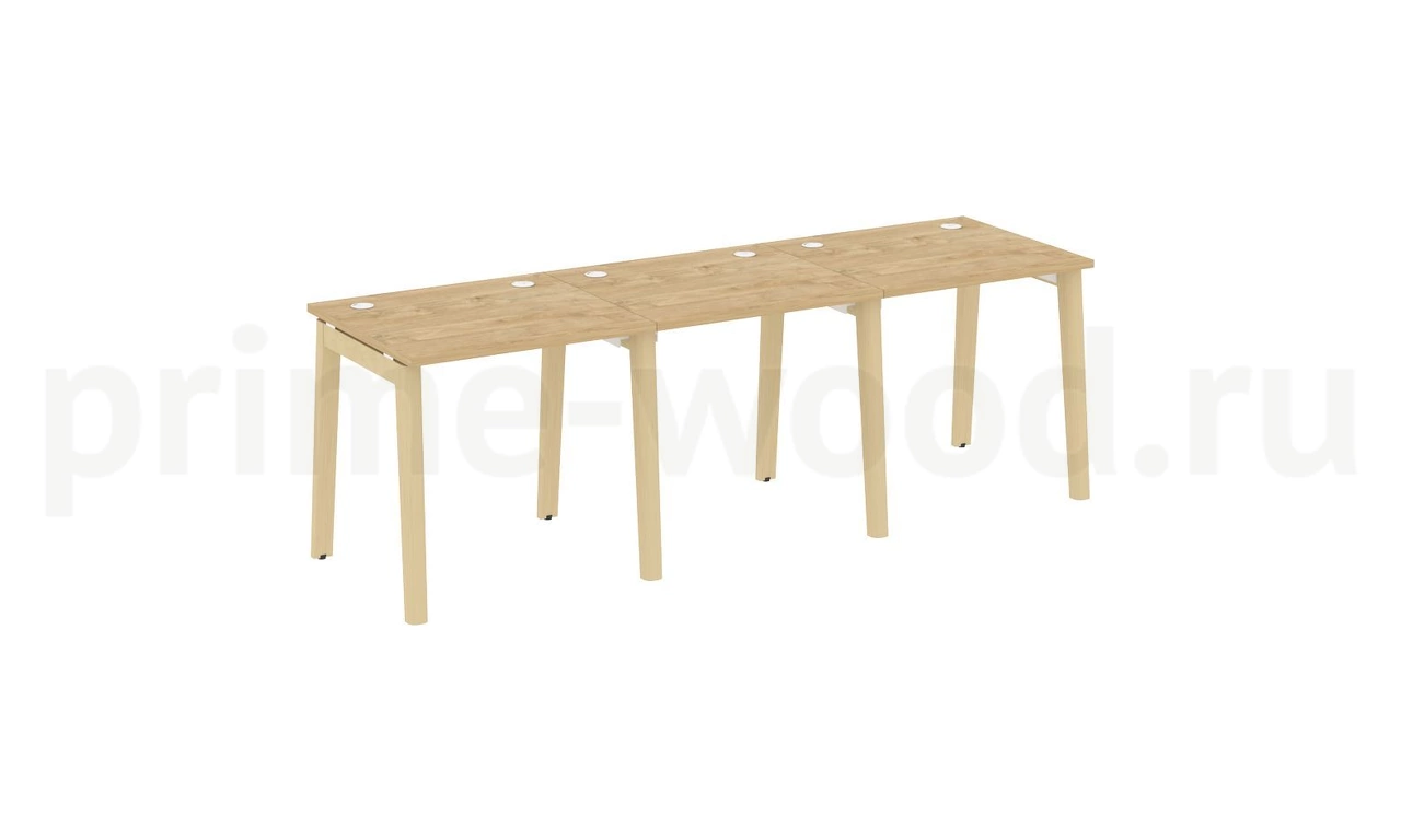 Рабочая станция, опоры - массив дерева ONIX WOOD 234x72x75 - фото 9