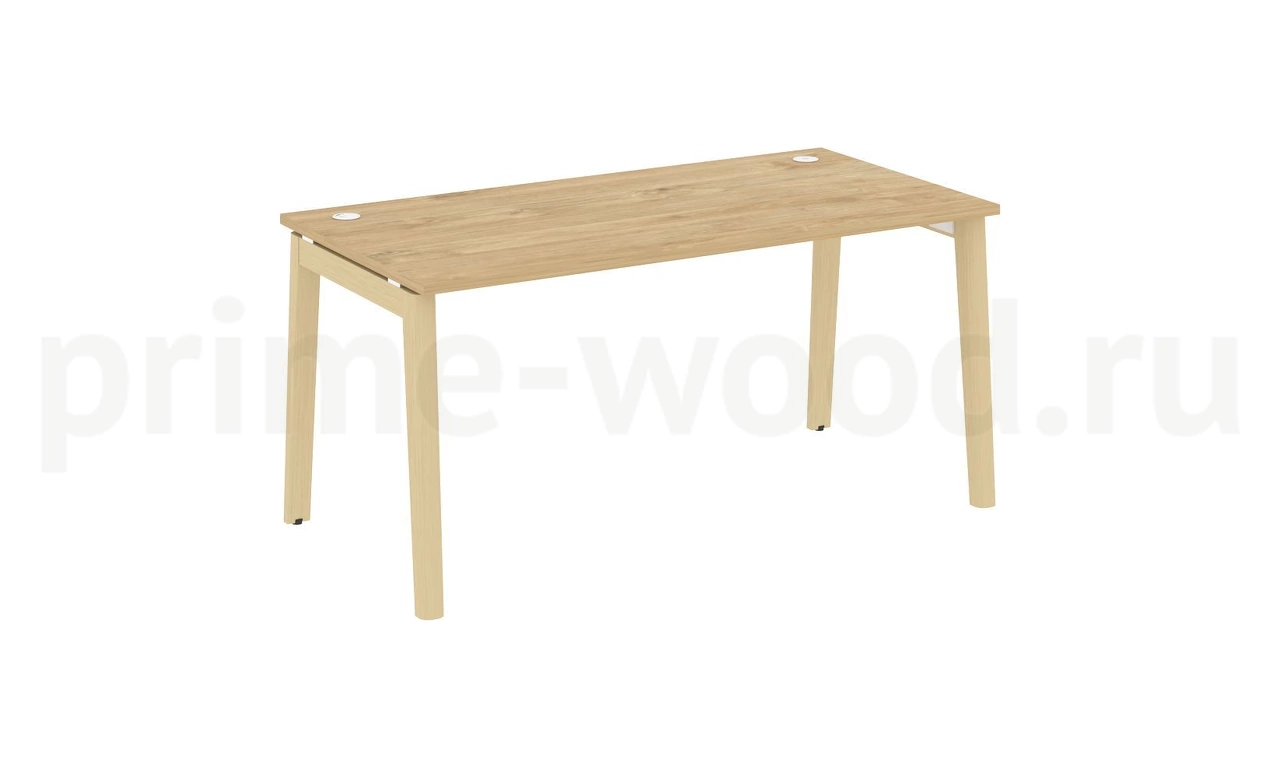 Стол письменный, опоры - массив дерева ONIX WOOD 158x80x75 - фото 9